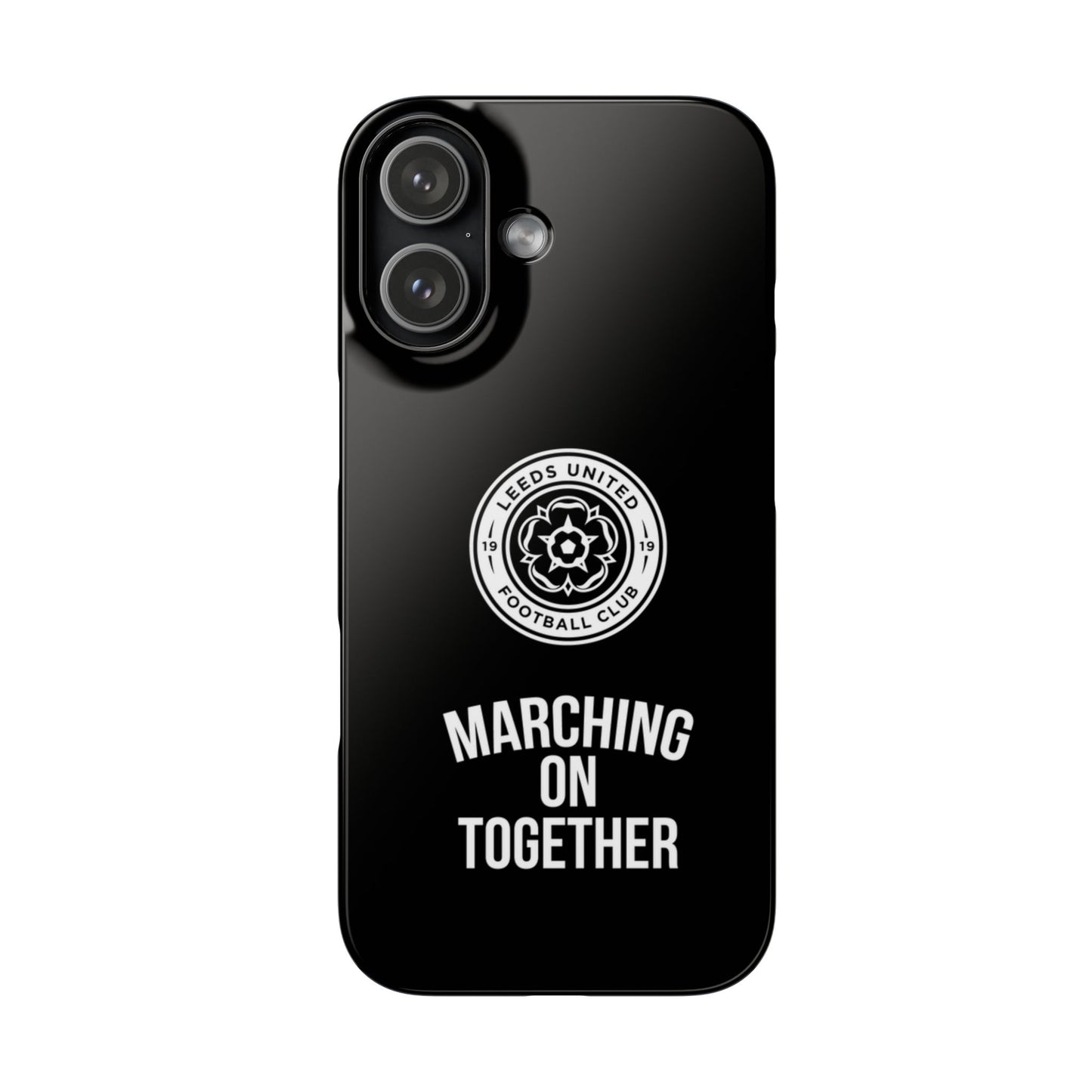 05 Snap Phone Case — "All Leeds Aren't We" Blue & Yellow Emblem