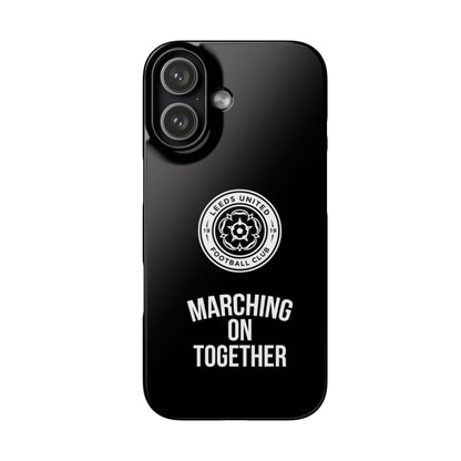 05 Snap Phone Case — "All Leeds Aren't We" Blue & Yellow Emblem