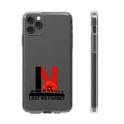 Leeds United “LEST WE FORGET”  Clear Impact-Resistant Case - Lufcnews.co.uk