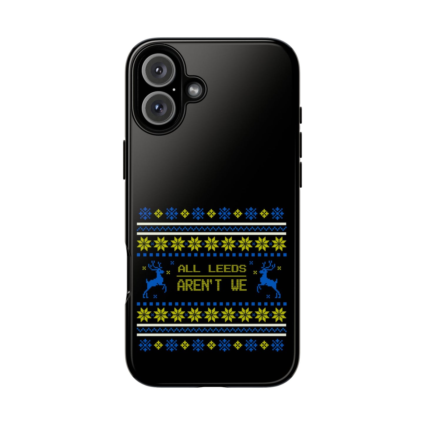 LUFC 'All Leeds Aren't We' Phone  Case: Christmas Edition