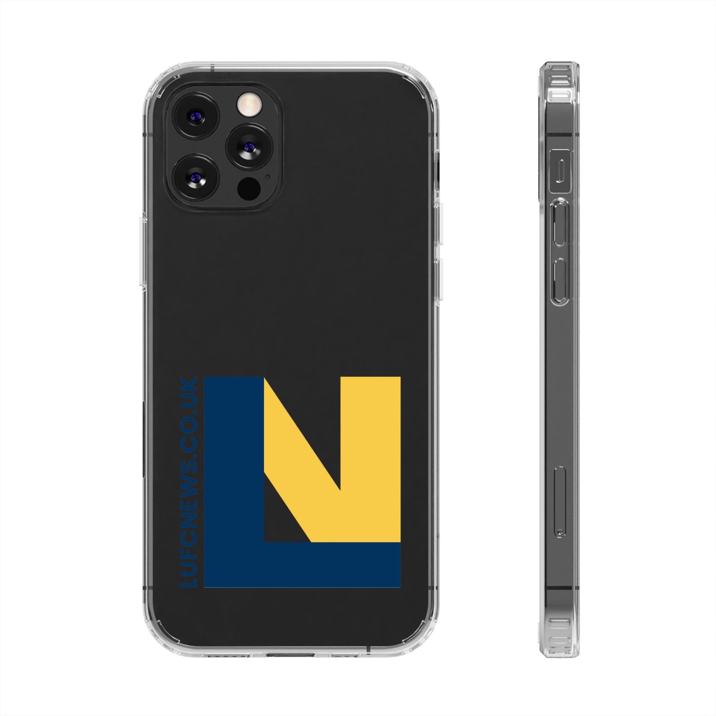 Leeds United “LUFCNEWS.CO.UK”  Clear Impact-Resistant Case