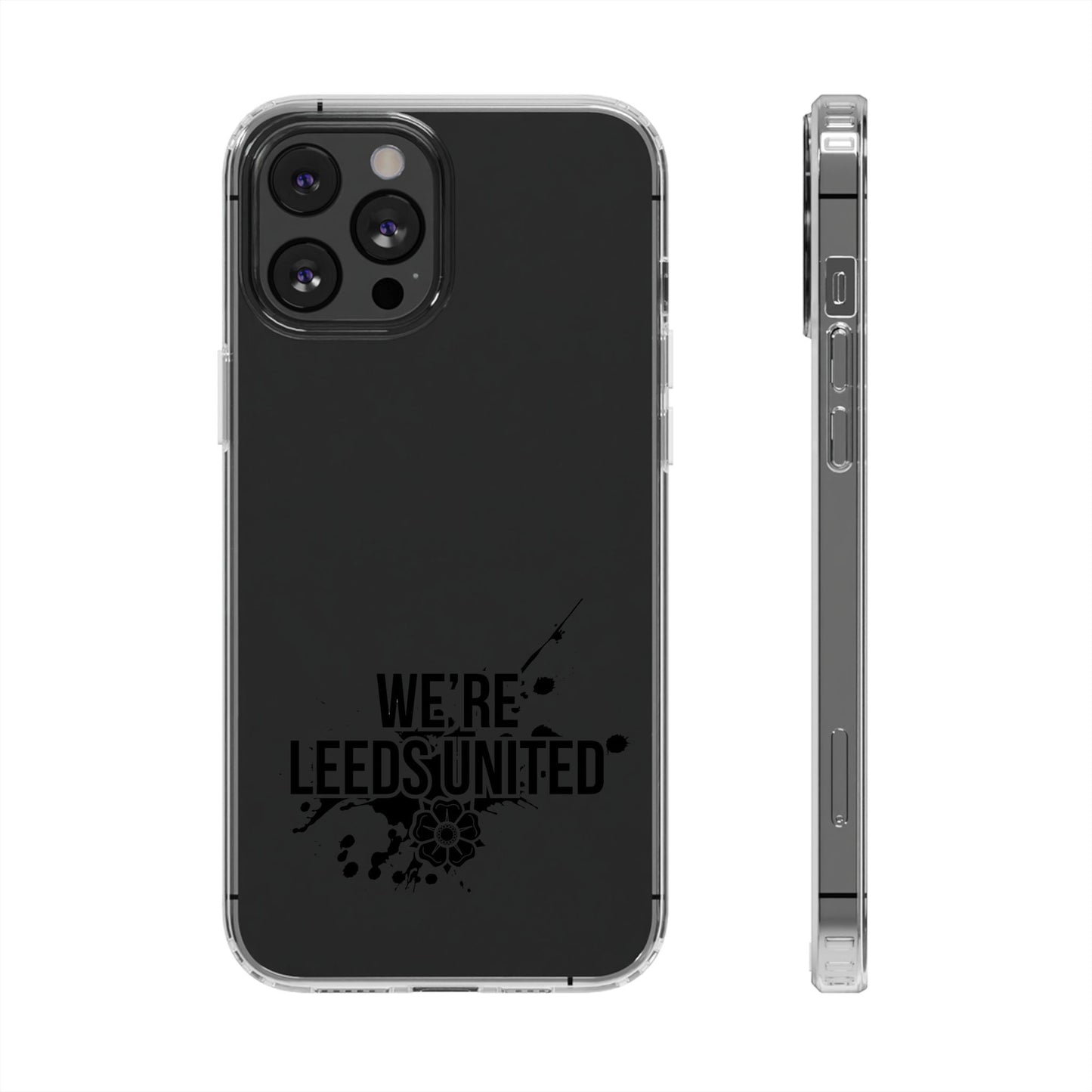 LUFC “We’re Leeds United” Clear  Impact-Resistant Case