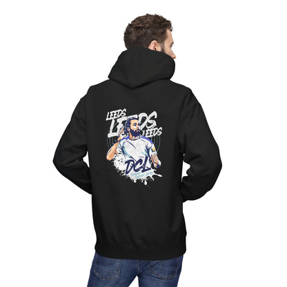 LUFC Softstyle Fleece Hoodie “LEEDS:  Dominic Calvert-Lewin” Midweight  Unisex - Lufcnews.co.uk
