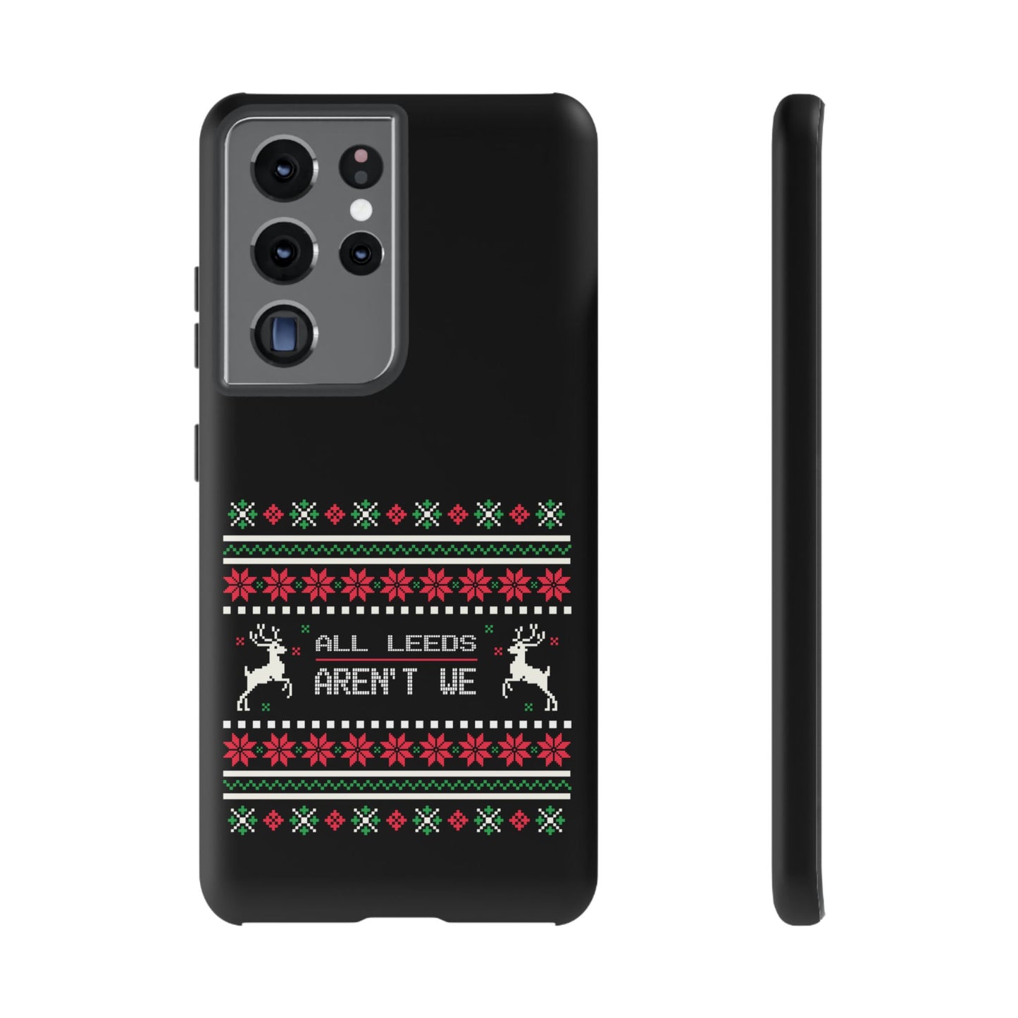 LUFC 'All Leeds Aren't We' Phone  Case: Christmas Edition