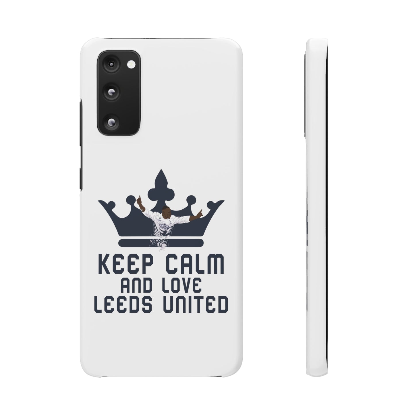 Funda para teléfono Snap - Mantenga la calma y ame al Leeds United