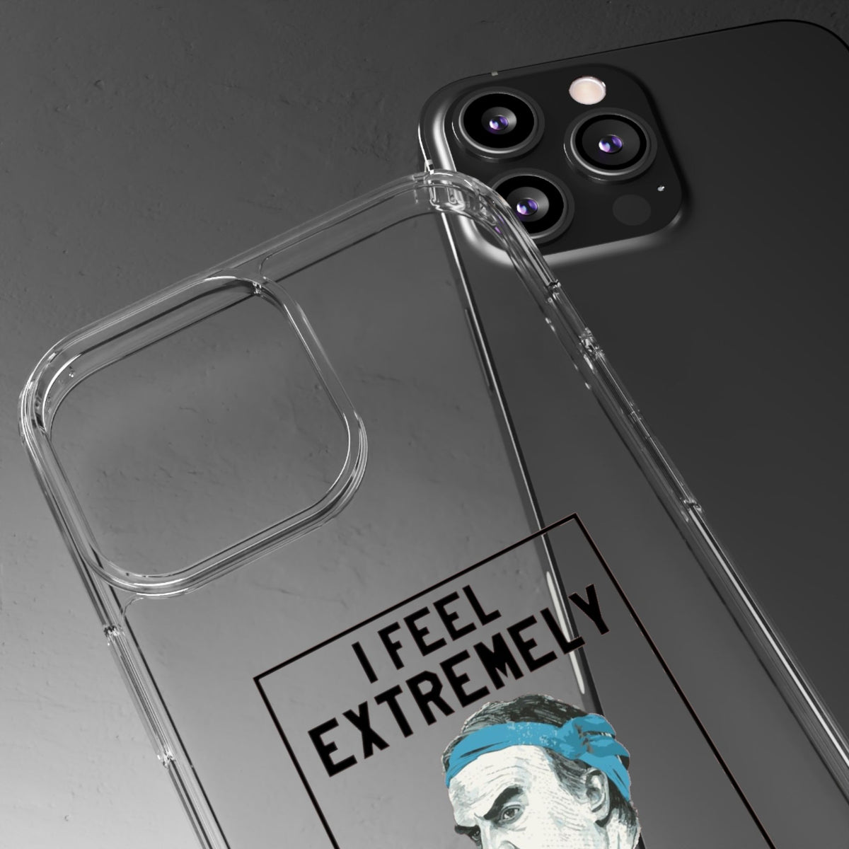 Clear Phone Case - Bielsa I feel Extremely Happy