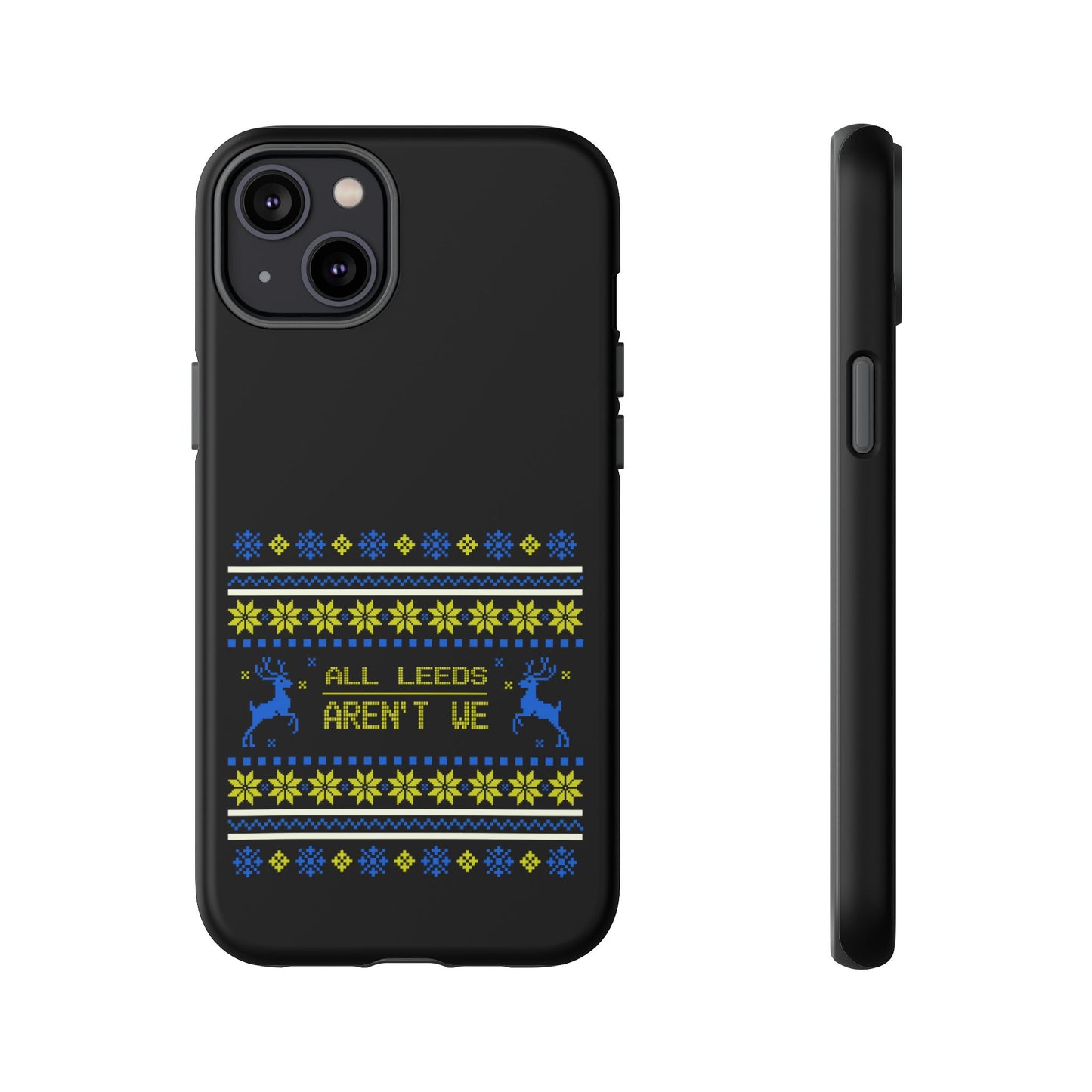 LUFC 'All Leeds Aren't We' Phone  Case: Christmas Edition