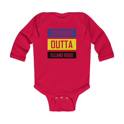 Straight Outta Elland Road - Infant Long Sleeve Bodysuit