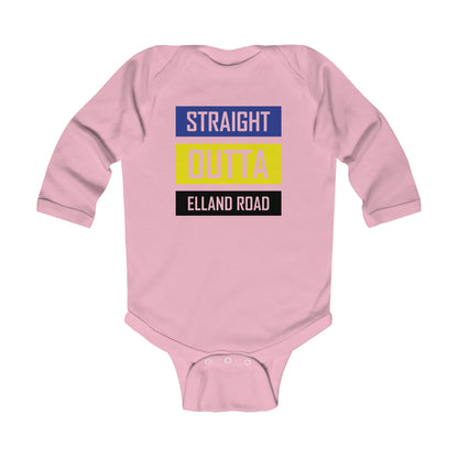 Straight Outta Elland Road - Infant Long Sleeve Bodysuit