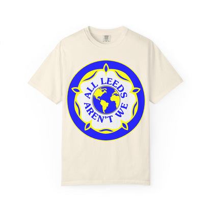 LUFC “All Leeds Aren’t We” Globe  Tee: Unisex Supporters Edition