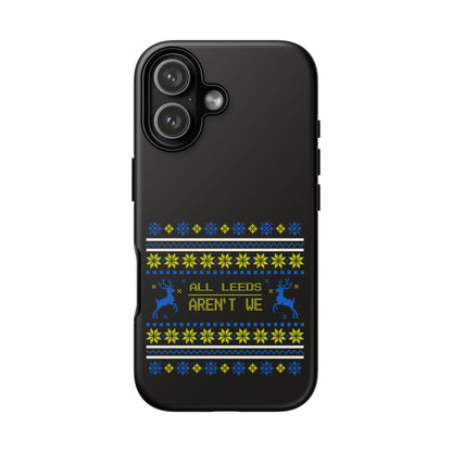 LUFC 'All Leeds Aren't We' Phone  Case: Christmas Edition