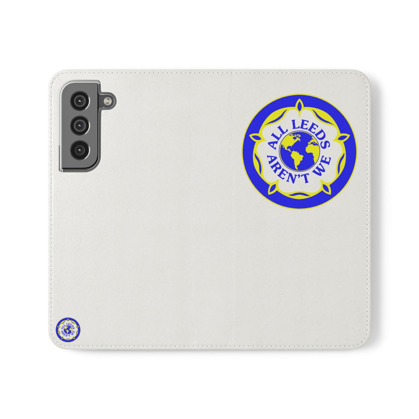 LUFC  "All Leeds Aren't We" Flip  Case Phone Wallet
