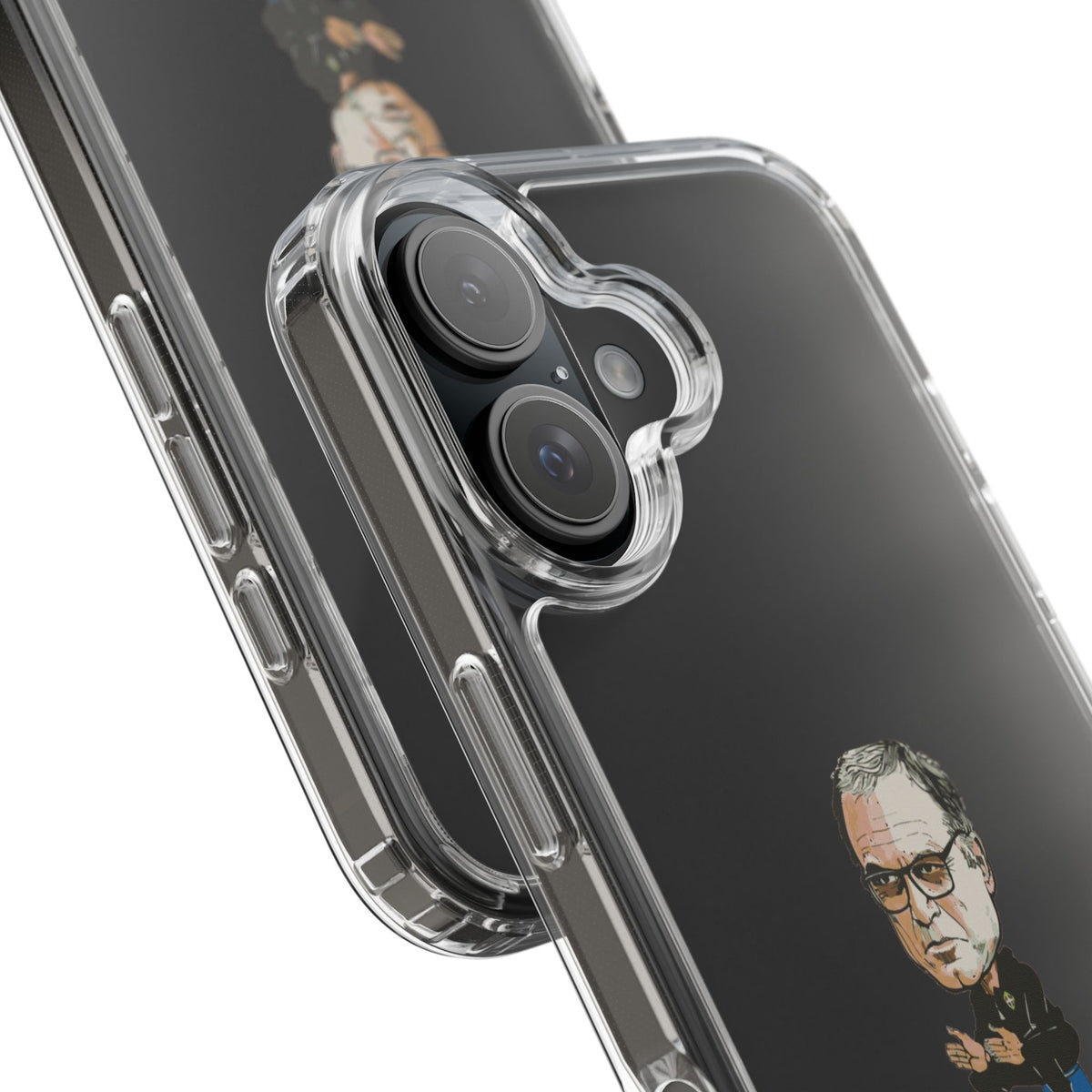Clear Phone Case - Cartoon Bielsa the Godfather