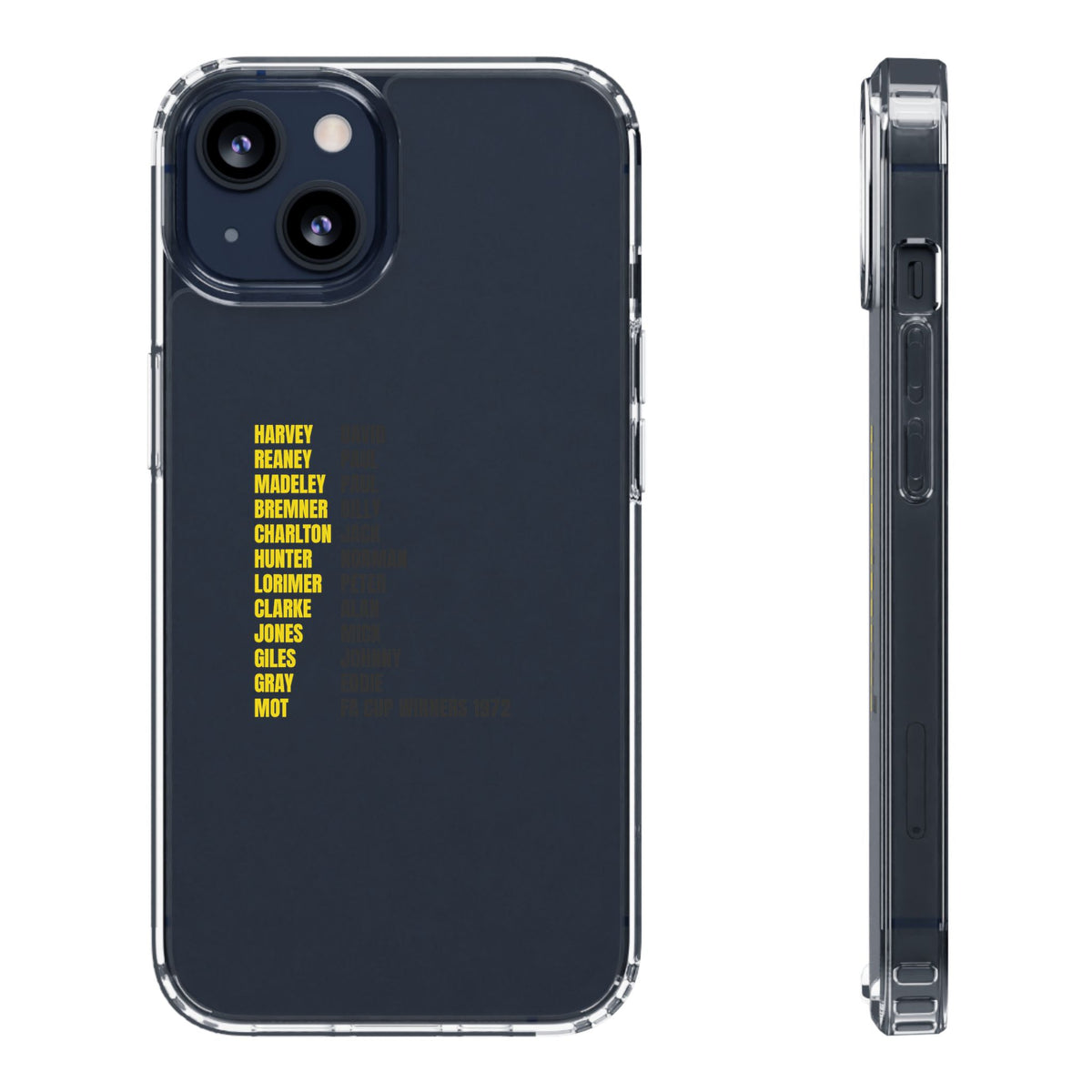 Clear Phone Case - 1972 FA Cup Winners