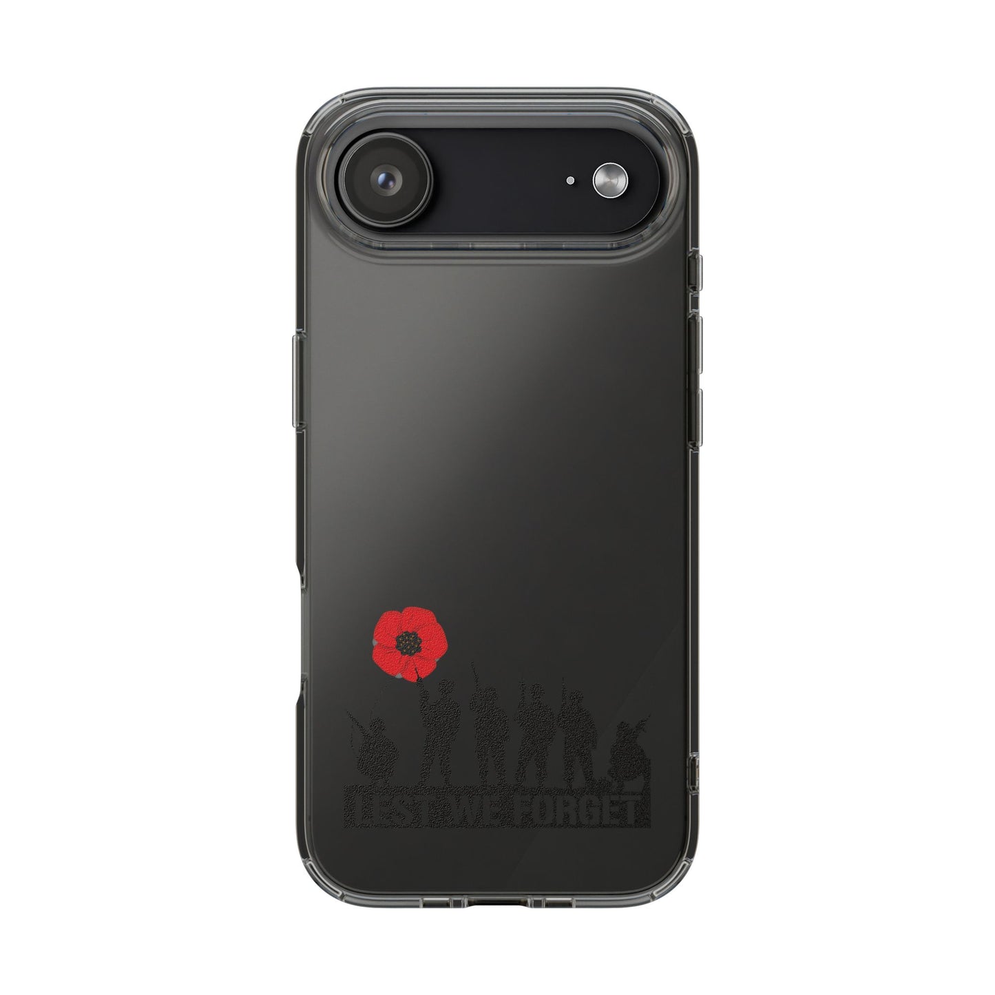 Leeds United “LEST WE FORGET”  Clear Impact-Resistant Case