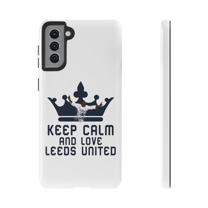 Tøft telefonveske - Keep Calm and Love Leeds United