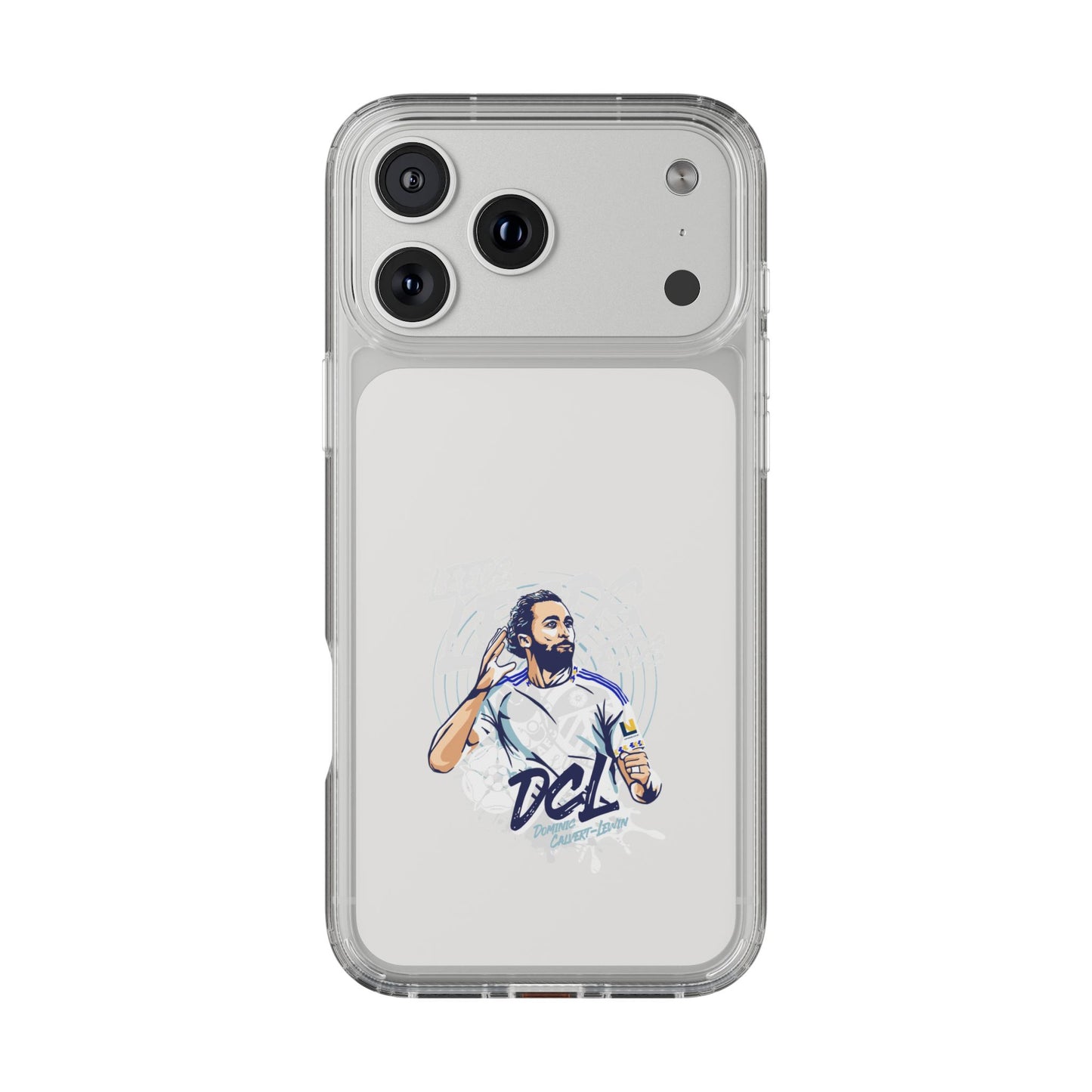 LUFC News “LEEDS: Dominic  Calvert-Lewin” Clear Phone Case - Lufcnews.co.uk