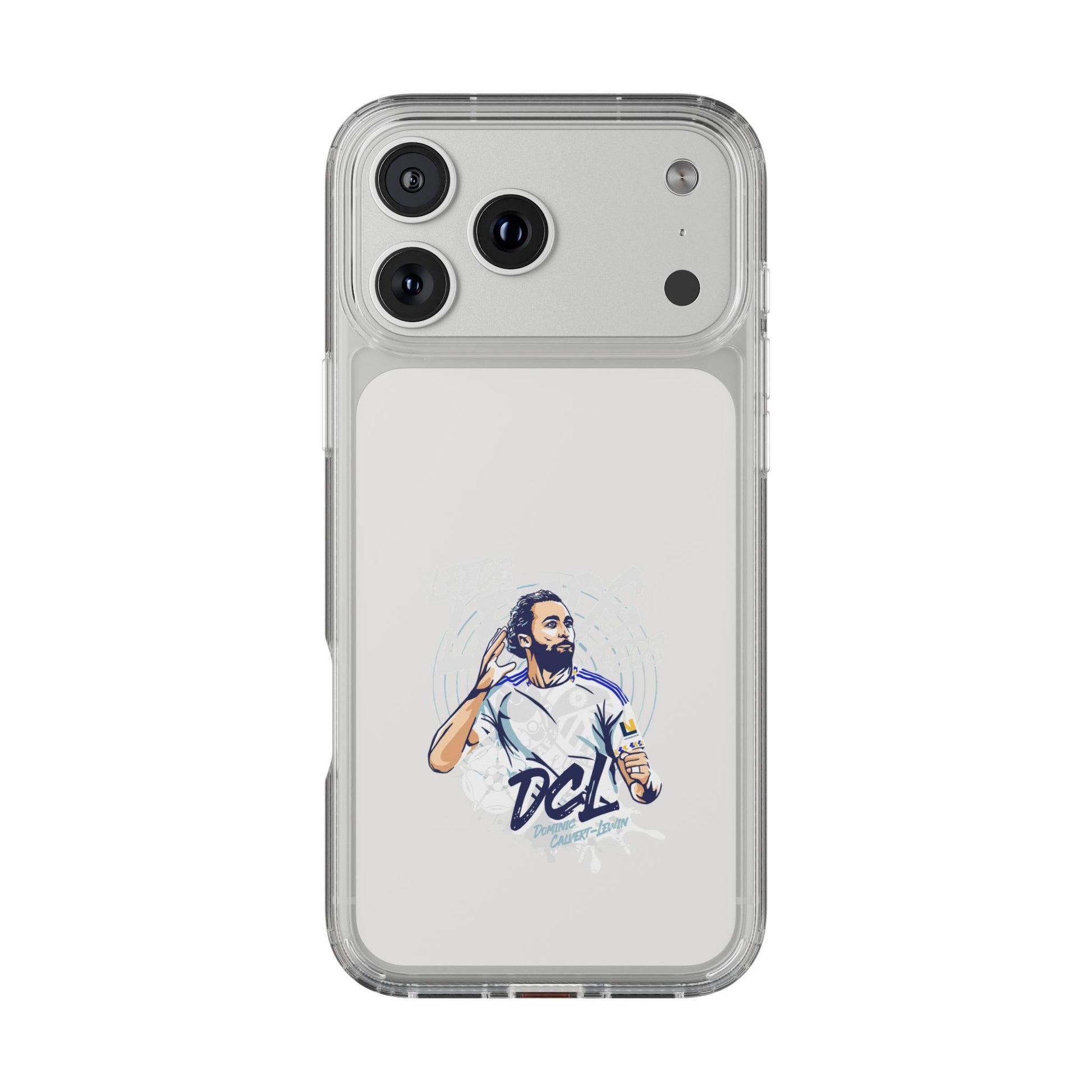 LUFC News “LEEDS: Dominic  Calvert-Lewin” Clear Phone Case - Lufcnews.co.uk