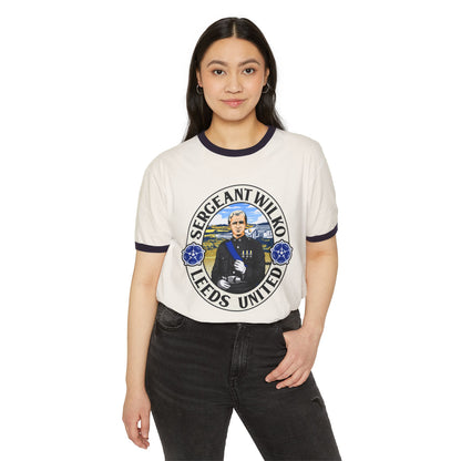 Sergeant Wilko Tribute Tee: Leeds  United Vintage Ringer Shirt