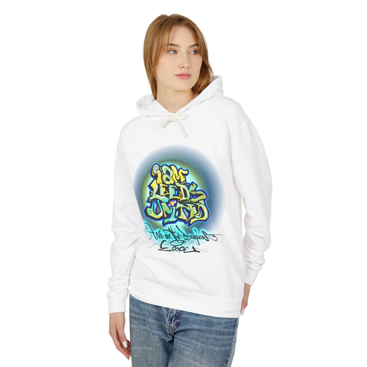 LUFC "I am Leeds United" Hoodie  Lightweight Unisex