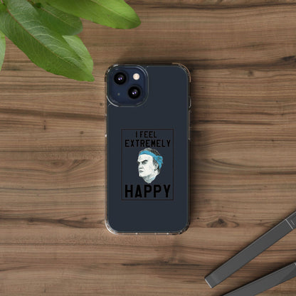 Clear Phone Case - Bielsa I feel Extremely Happy