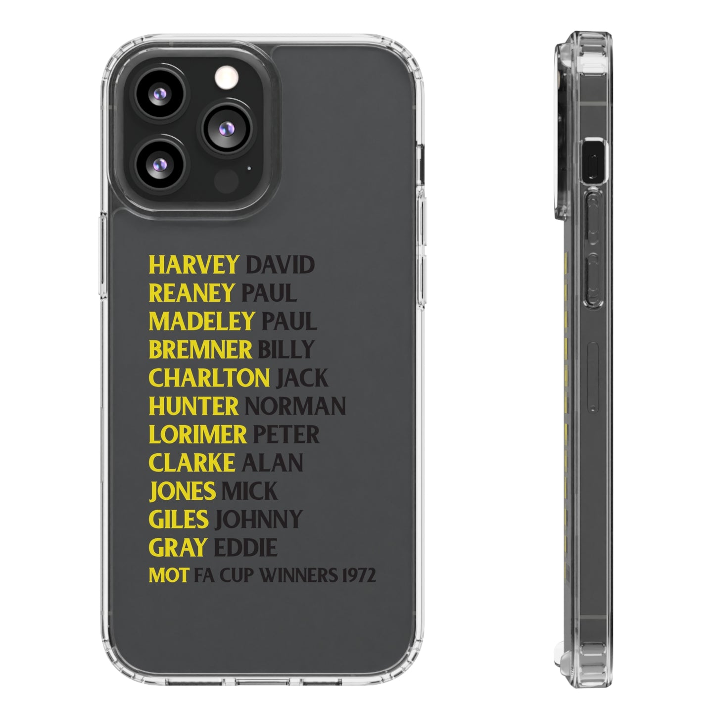 Clear Phone Case - 1972 FA Cup Winners