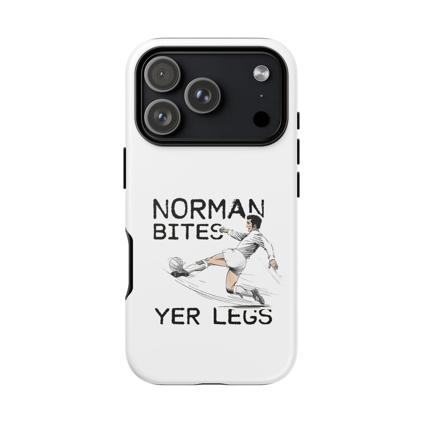 Leeds United NORMAN BITES 'YER  LEGS' Phone Case
