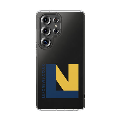 Leeds United “LUFCNEWS.CO.UK”  Clear Impact-Resistant Case - Lufcnews.co.uk