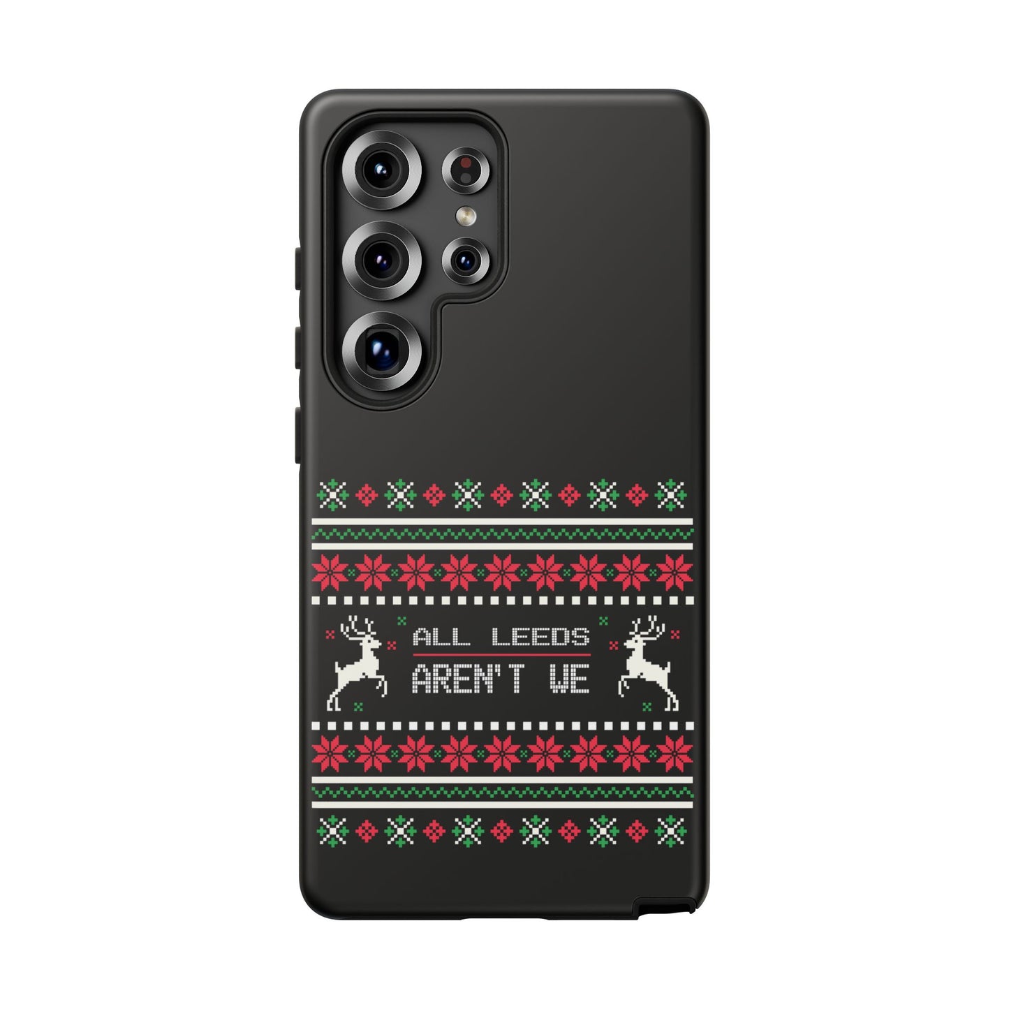 LUFC 'All Leeds Aren't We' Phone  Case: Christmas Edition