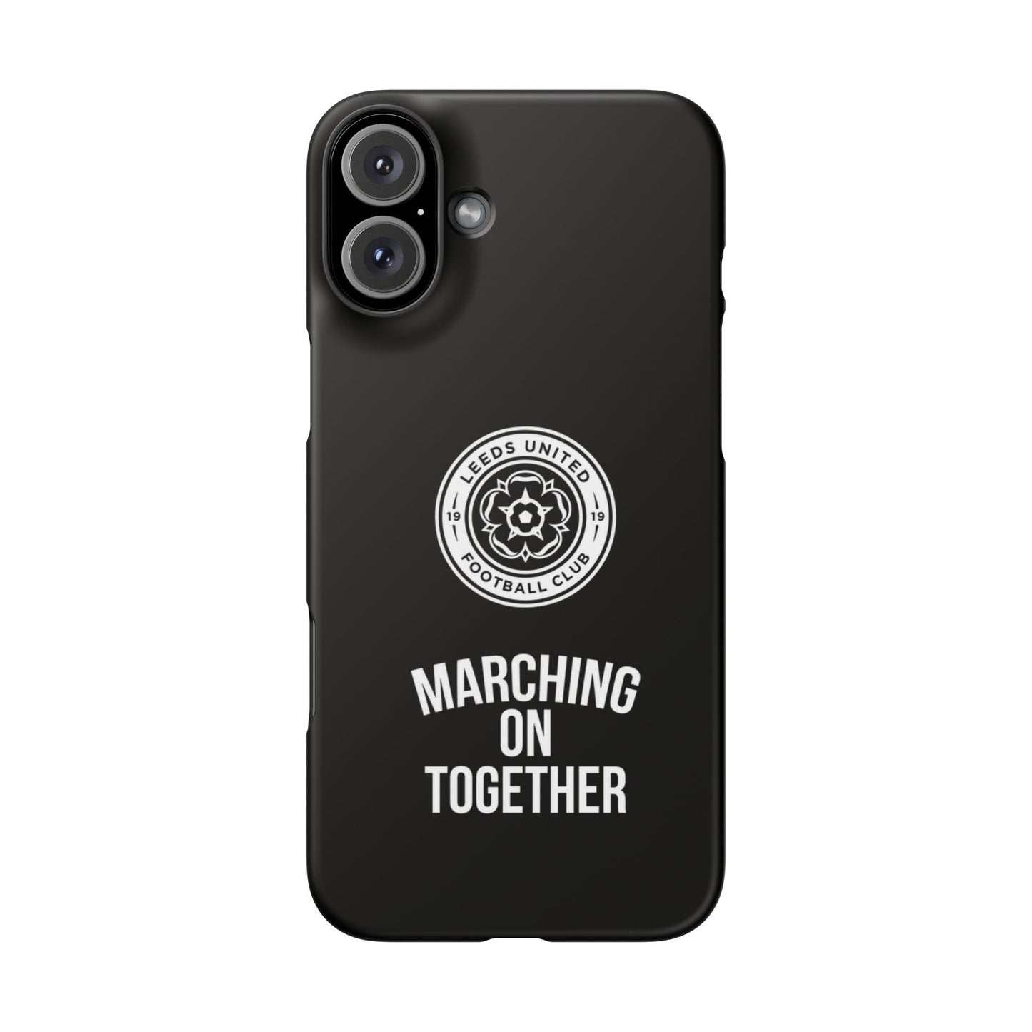 05 Snap Phone Case — "All Leeds Aren't We" Blue & Yellow Emblem