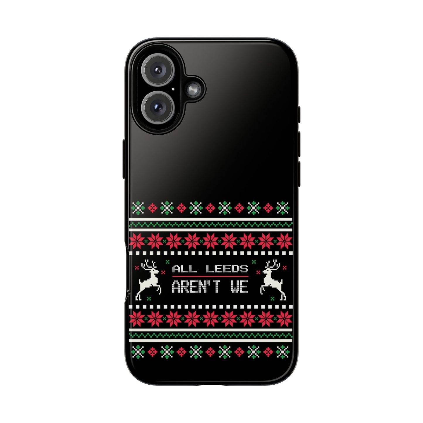 LUFC 'All Leeds Aren't We' Phone  Case: Christmas Edition