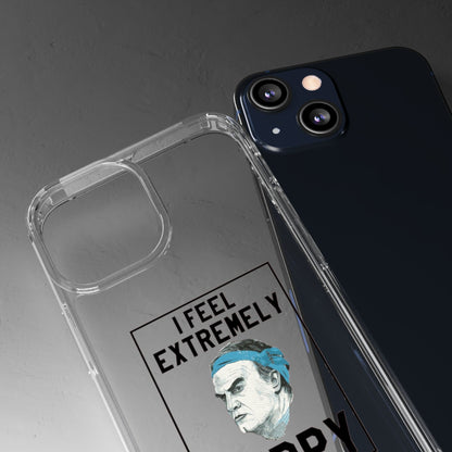Clear Phone Case - Bielsa I feel Extremely Happy