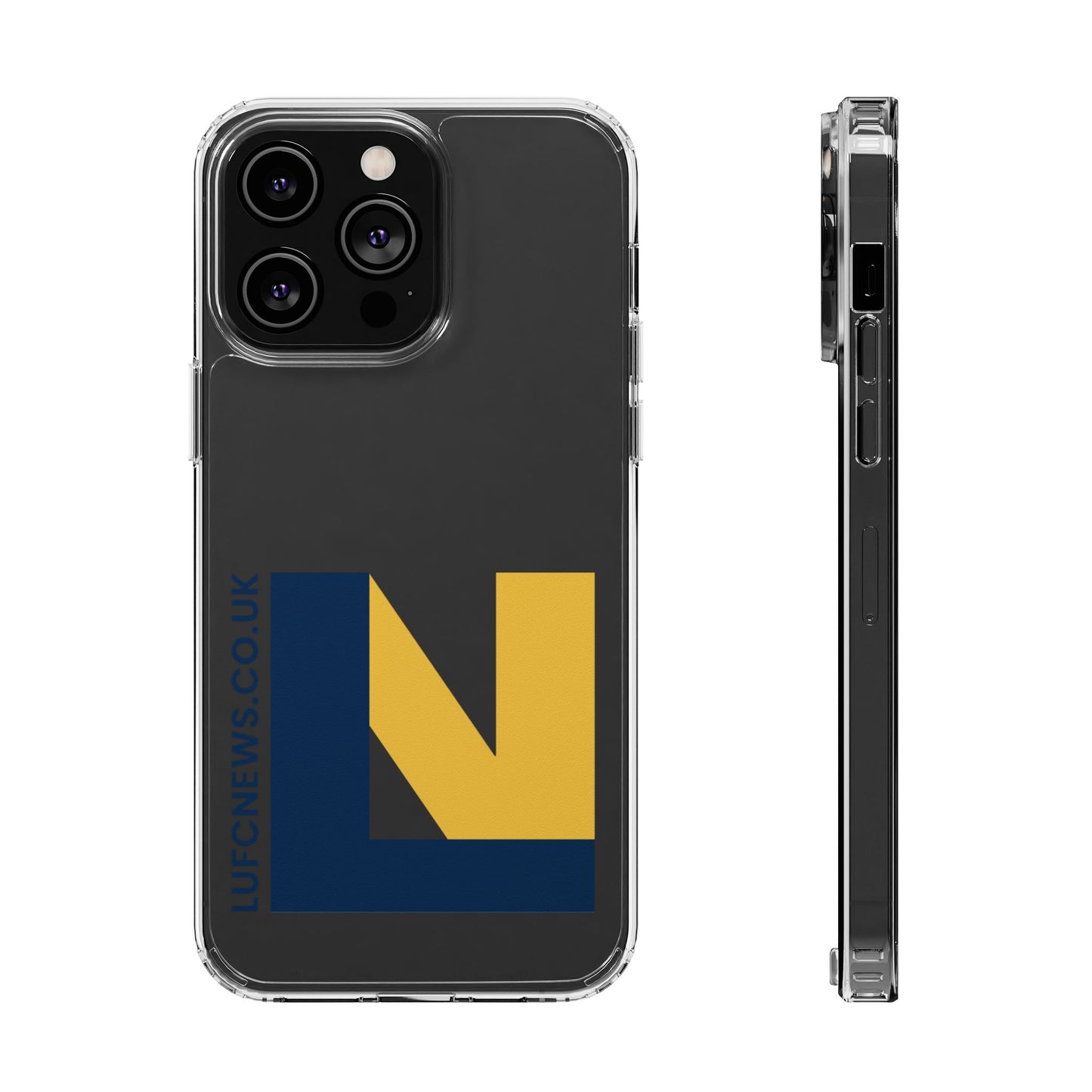 Leeds United “LUFCNEWS.CO.UK”  Clear Impact-Resistant Case