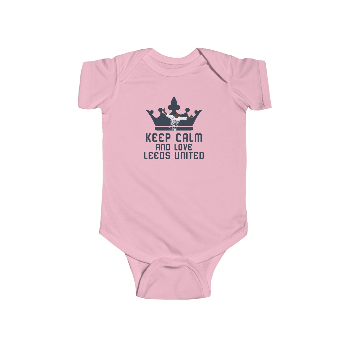 Infant Fine Jersey Bodysuit - Keep Calm And Love Leeds United