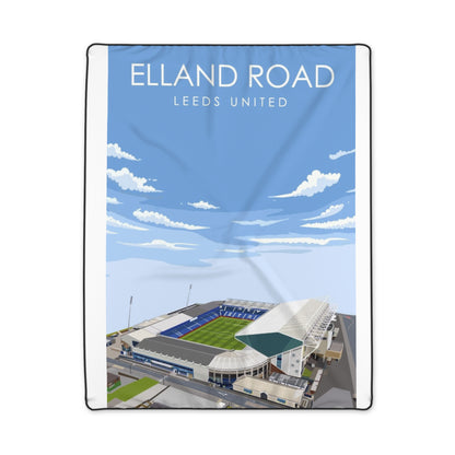 LUFC “Elland Road” Polyester  Blanket: Iconic Stadium Design