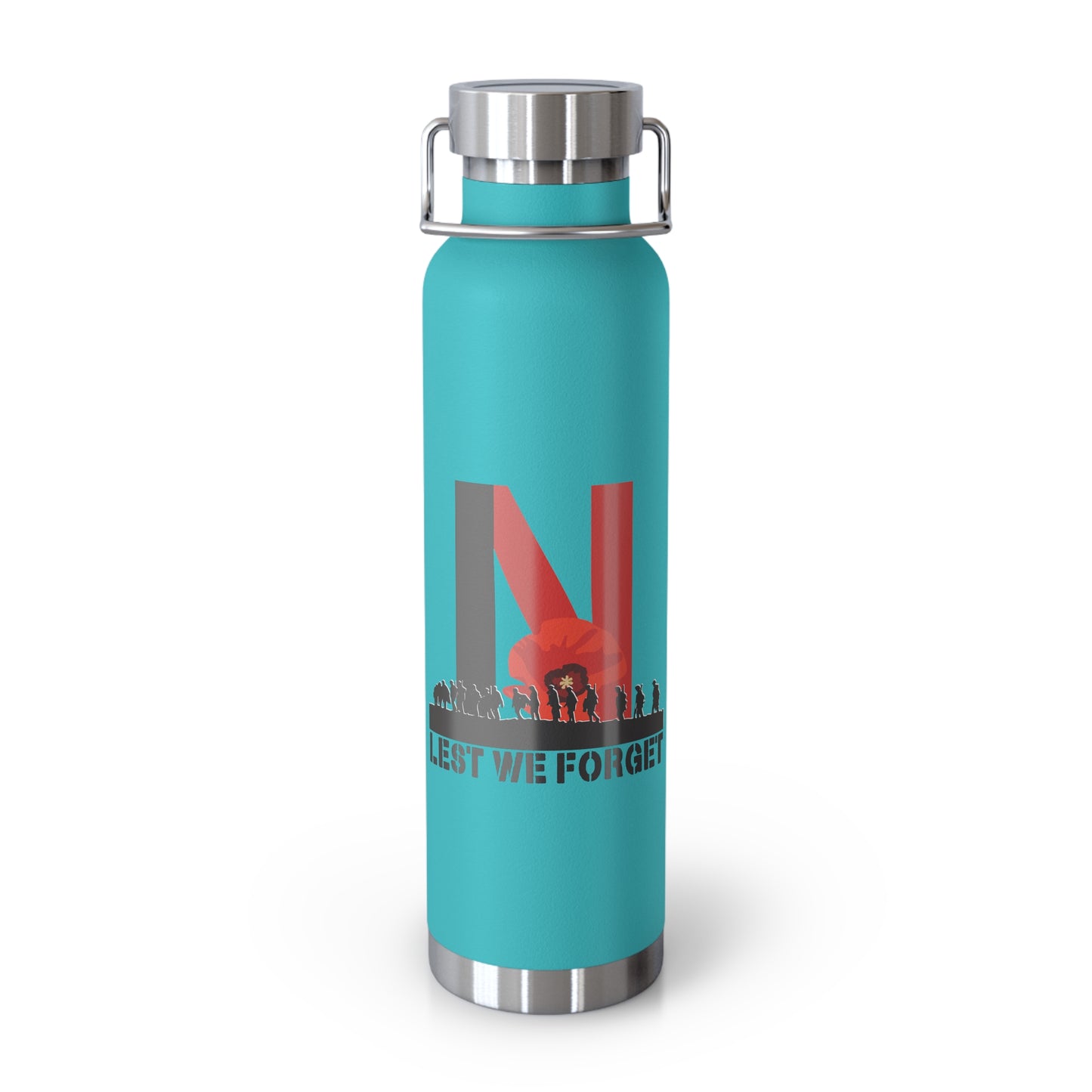 LUFC “Lest We Forget” Insulated  Water Bottle: Leeds United  Remembrance Design