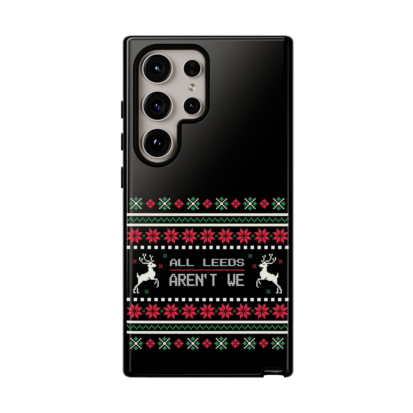 LUFC 'All Leeds Aren't We' Phone  Case: Christmas Edition