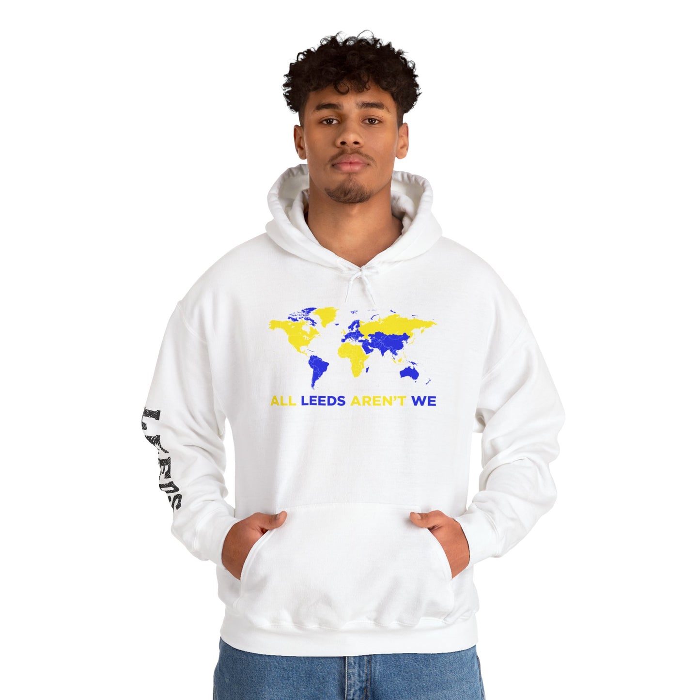 LUFC World Map Hoodie Heavy  Blend™ Unisex