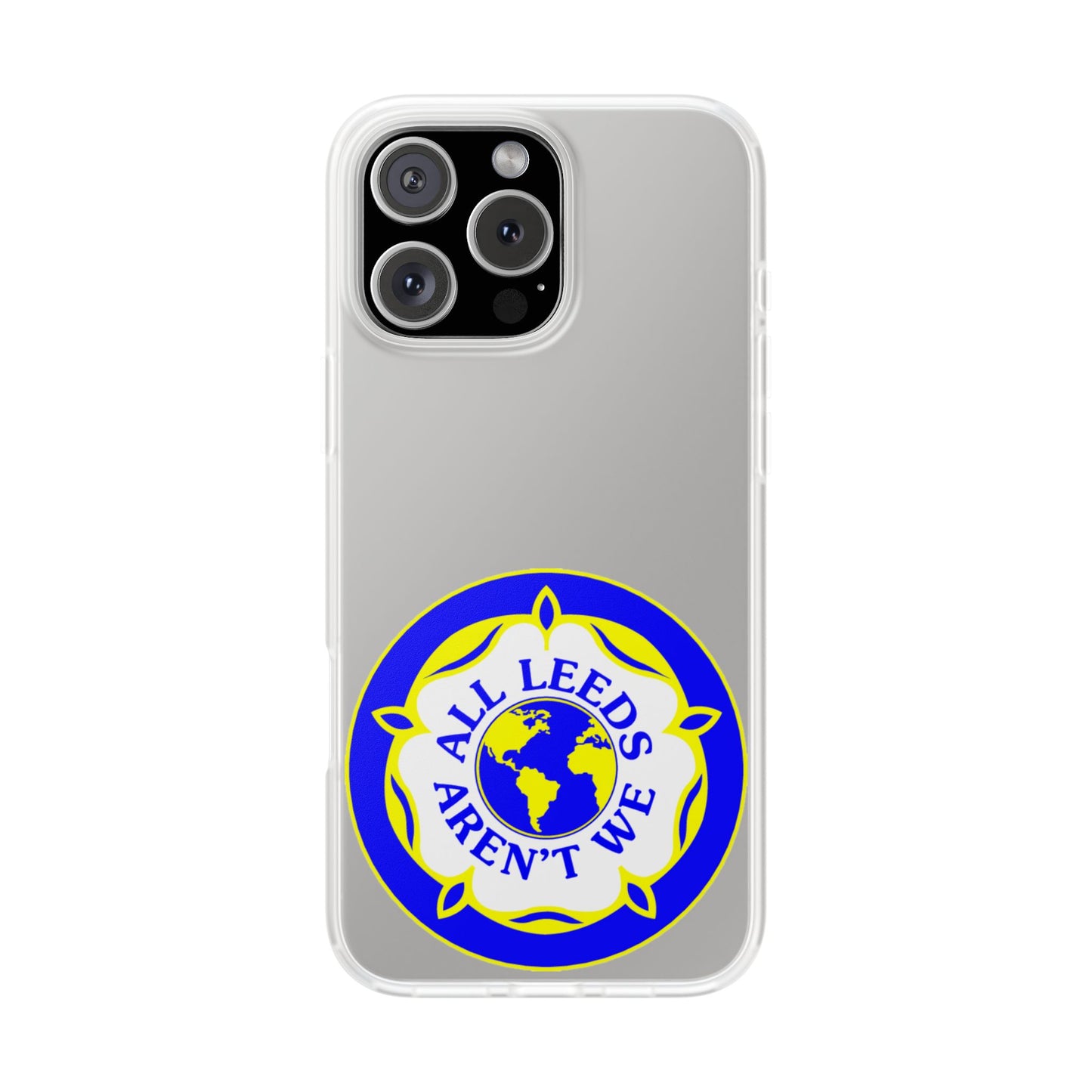 LUFC 'All Leeds Aren't We' Retro  Football: Flexi Case