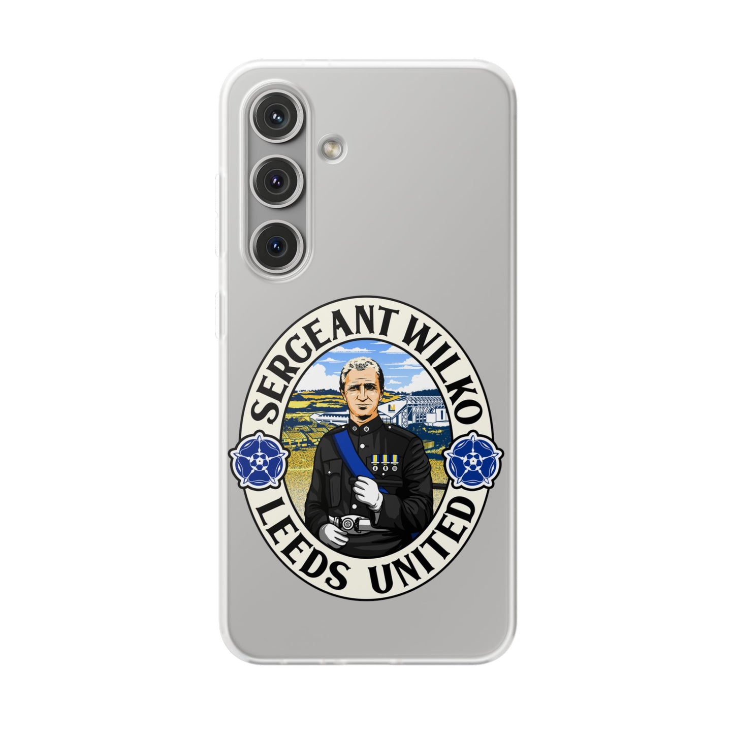 Leeds United 'SERGEANT WILKO'  Retro Football: Flexi Case