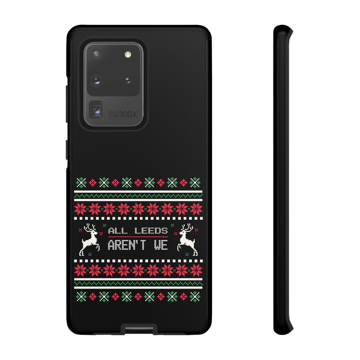 LUFC 'All Leeds Aren't We' Phone  Case: Christmas Edition