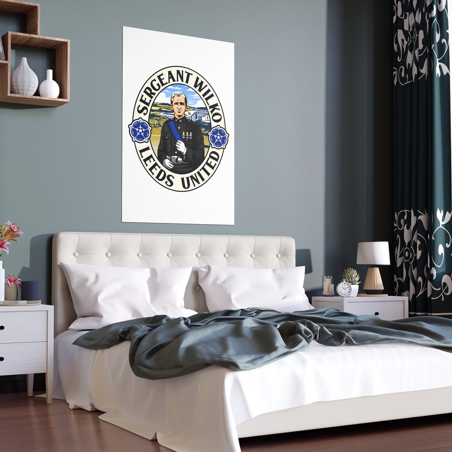 LUFC “Sergeant Wilko Leeds United”  Silk Poster