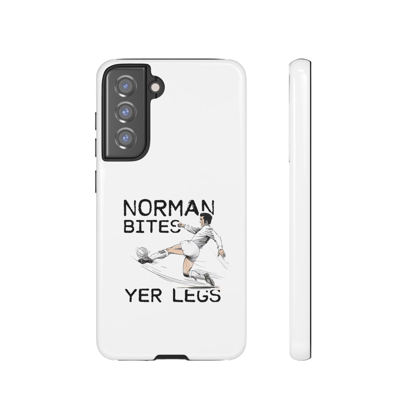 Leeds United NORMAN BITES 'YER  LEGS' Phone Case