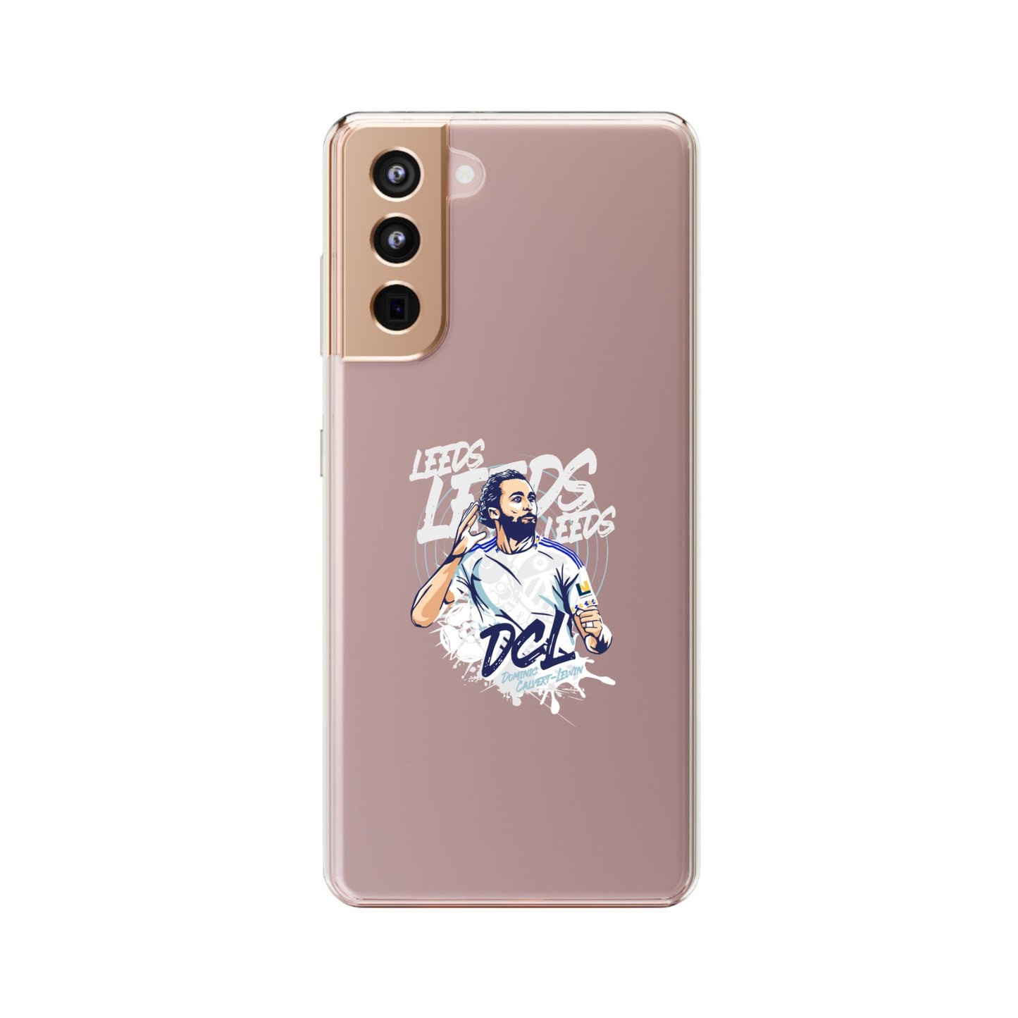 LUFC News “LEEDS: Dominic  Calvert-Lewin” Clear Phone Case - Lufcnews.co.uk