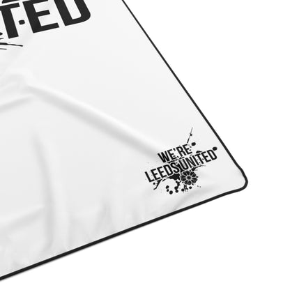 LUFC “We’re Leeds United”  Remembrance Day Snuggle Blanket:  Cozy Tribute to Team Pride