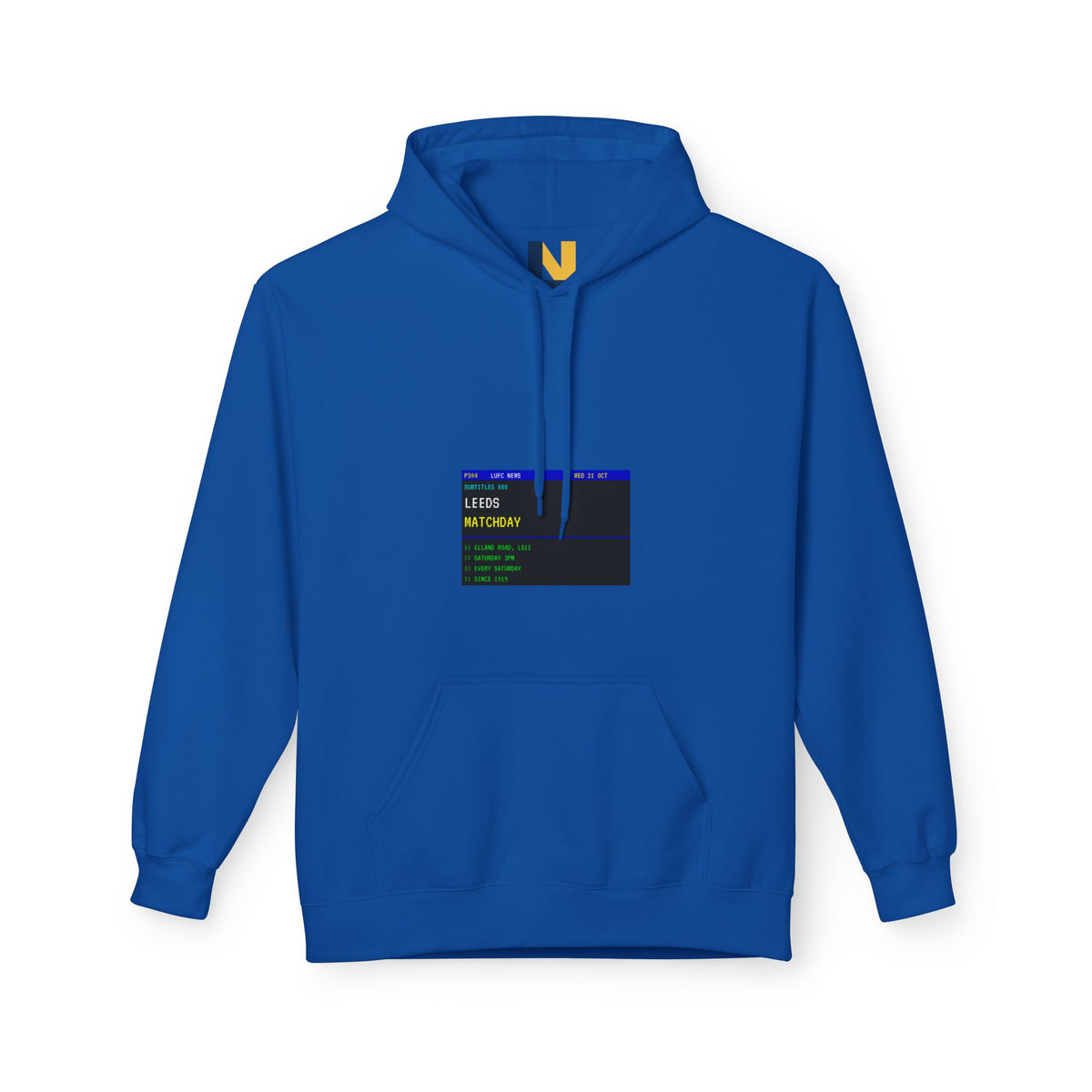 Leeds Matchday Teletext Hoodie