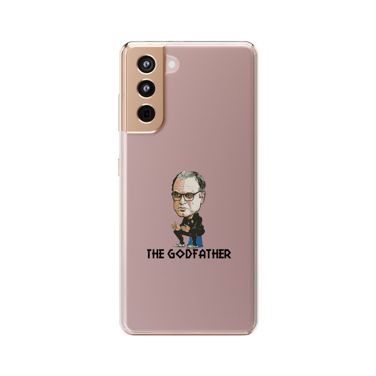 Clear Phone Case - Cartoon Bielsa the Godfather