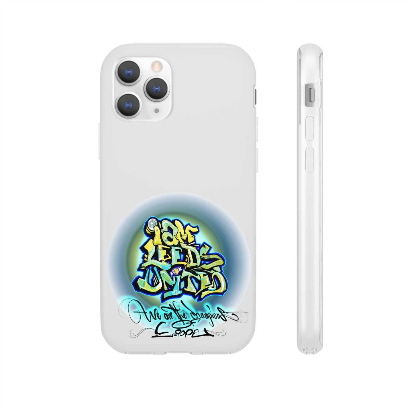 LUFC 'I Am LEEDS UNITED' Retro  Football: Flexi Case