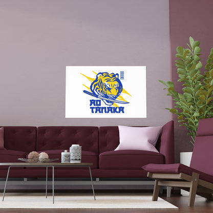 LUFC “Ao Tanaka” Silk Poster