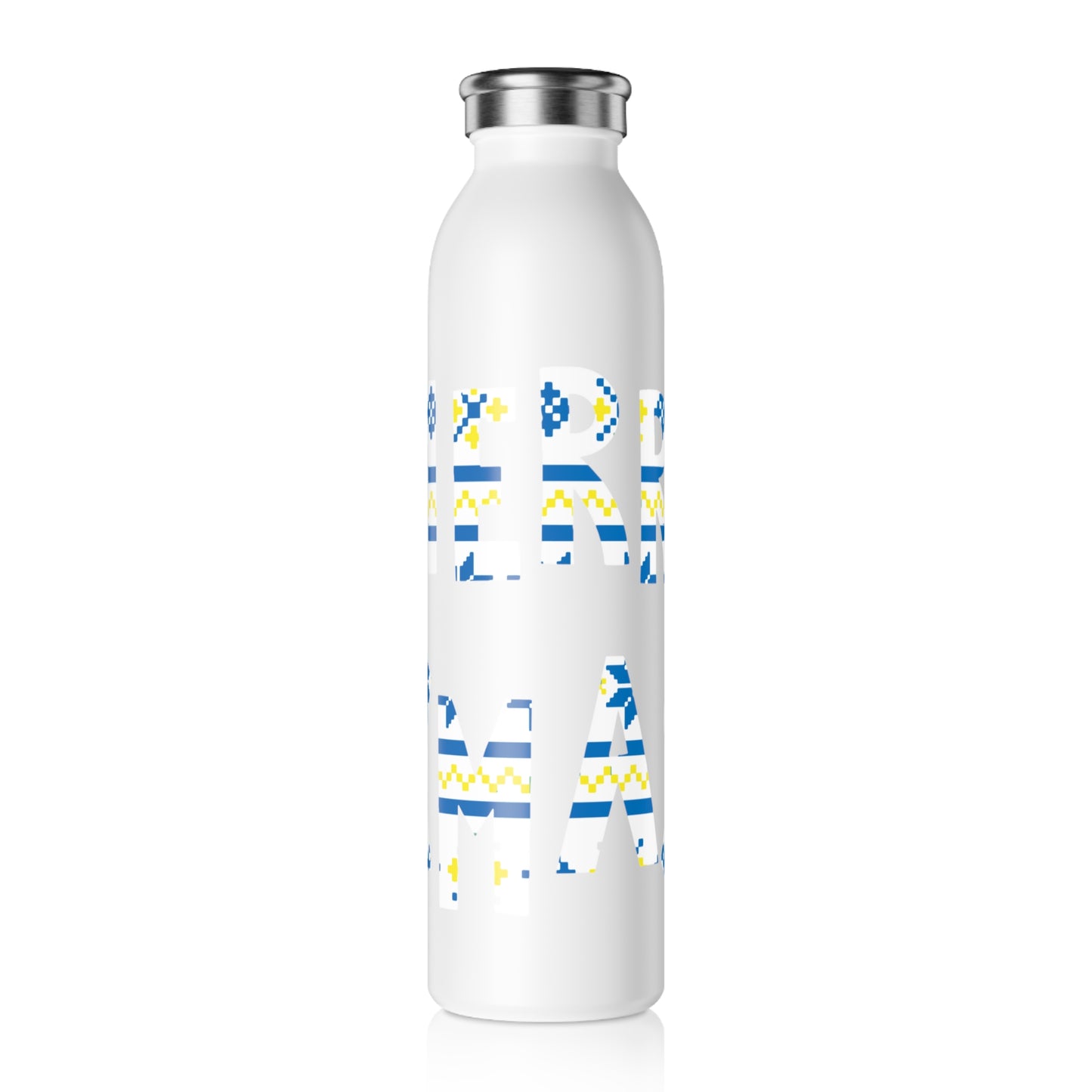 20oz LUFC “Merry Xmas” Christmas  Design Slim Stainless Steel Water  Bottle